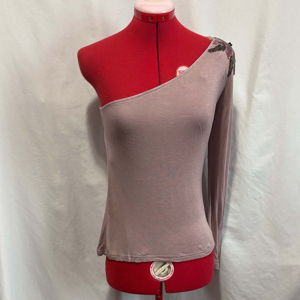 Forever 21 Asymmetrical Blouse in Light Purple MM236